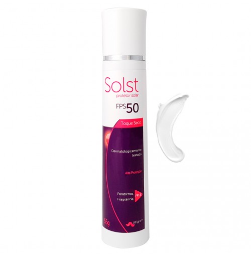 Solst FPS 50 Protetor Solar Toque Seco Incolor 55g